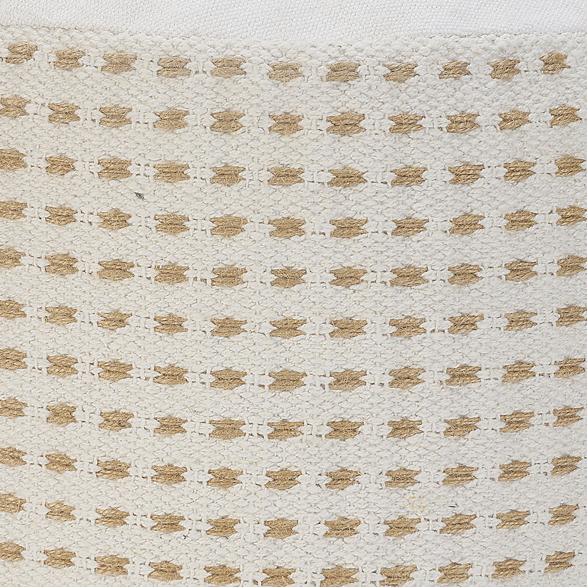 Jacinth White Pouf - Image 3