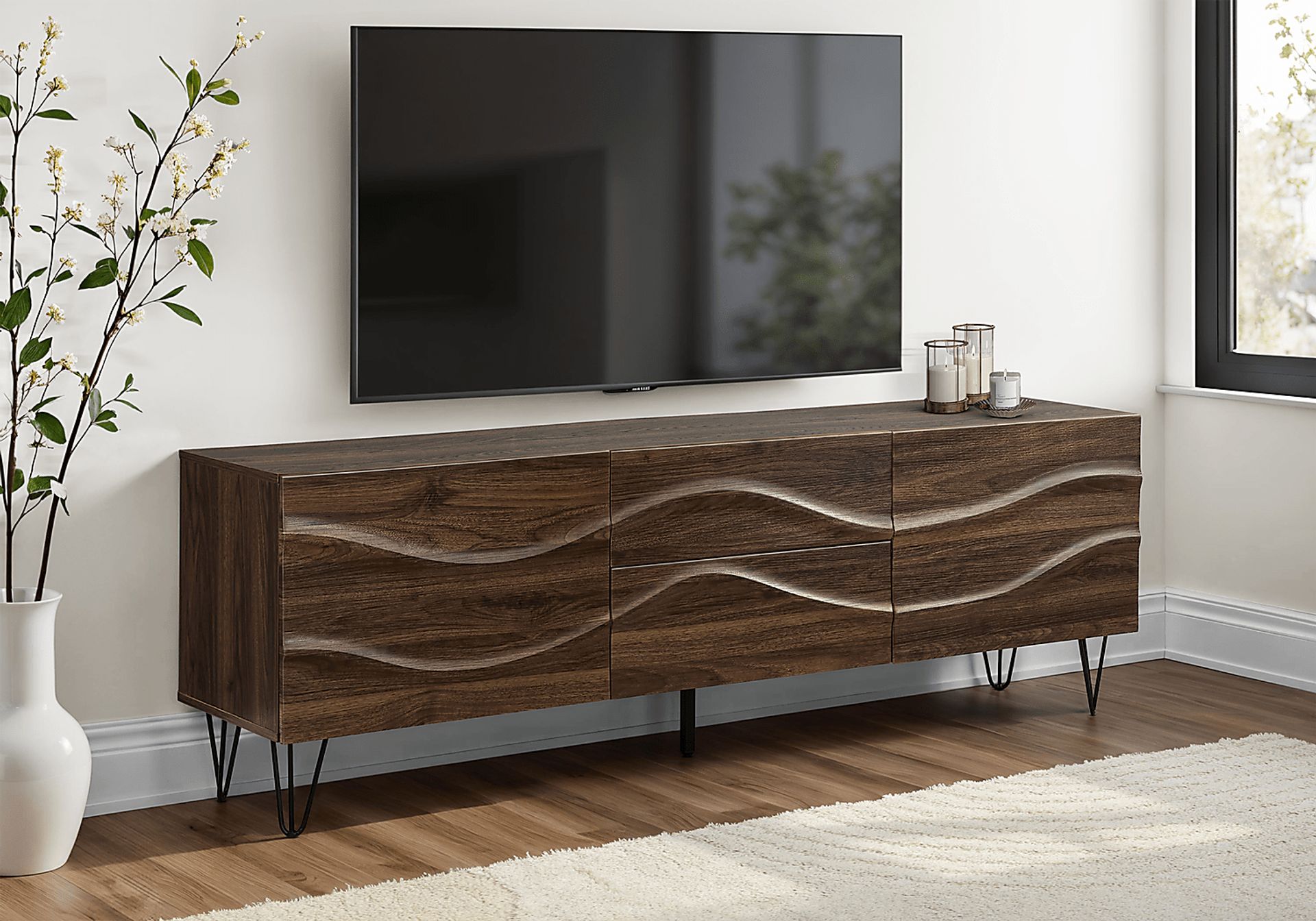 Erepu Brown 72 in. Console - Image 2