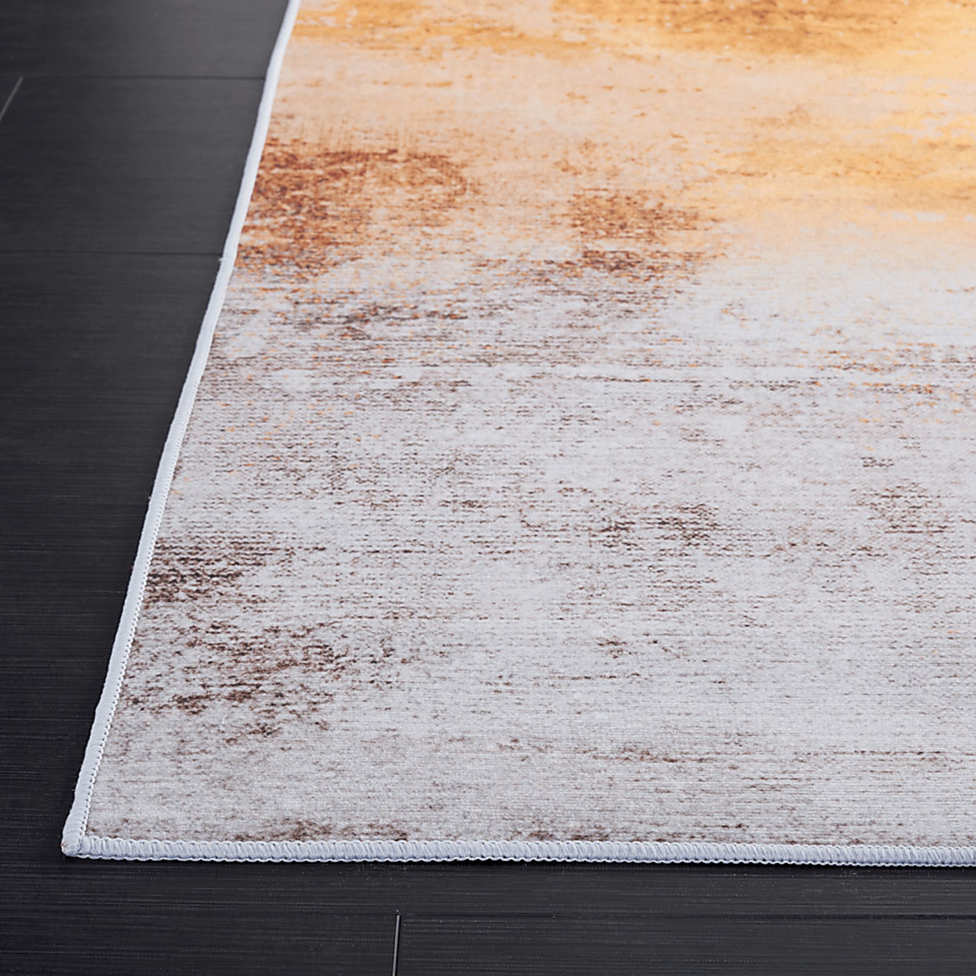 Ergien Gray/Rust 5' x 8' Rug - Image 3