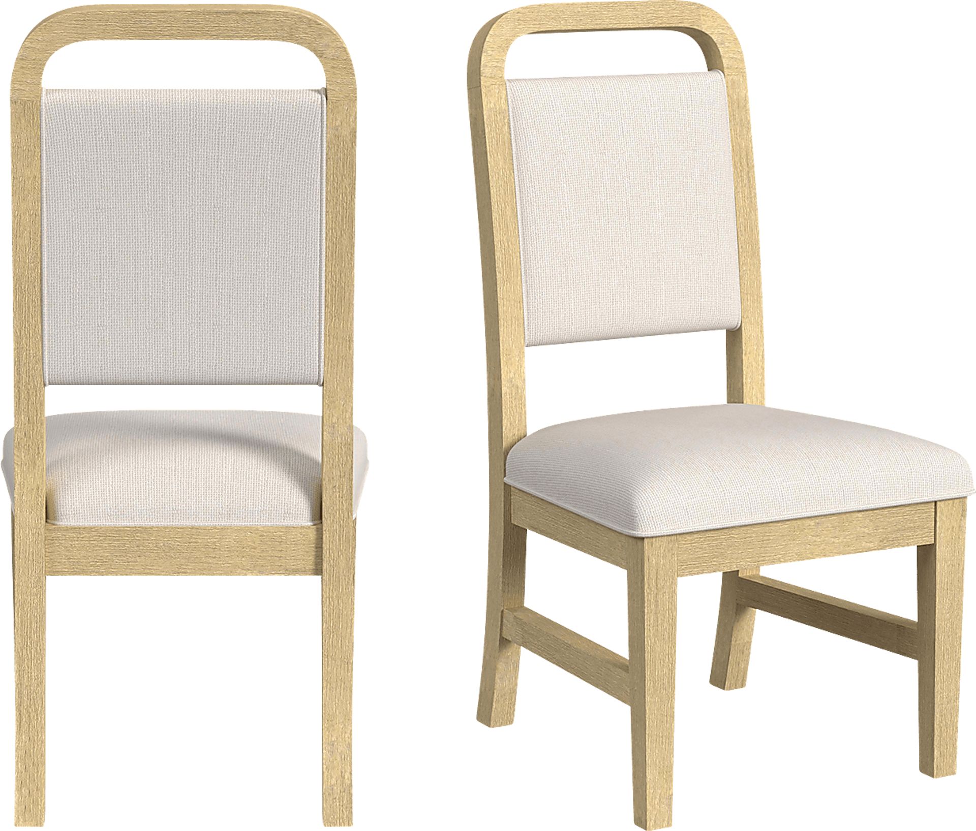 Eriba Beige Side Chair - Image 7