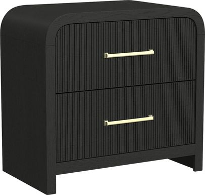 Eriba Black Nightstand