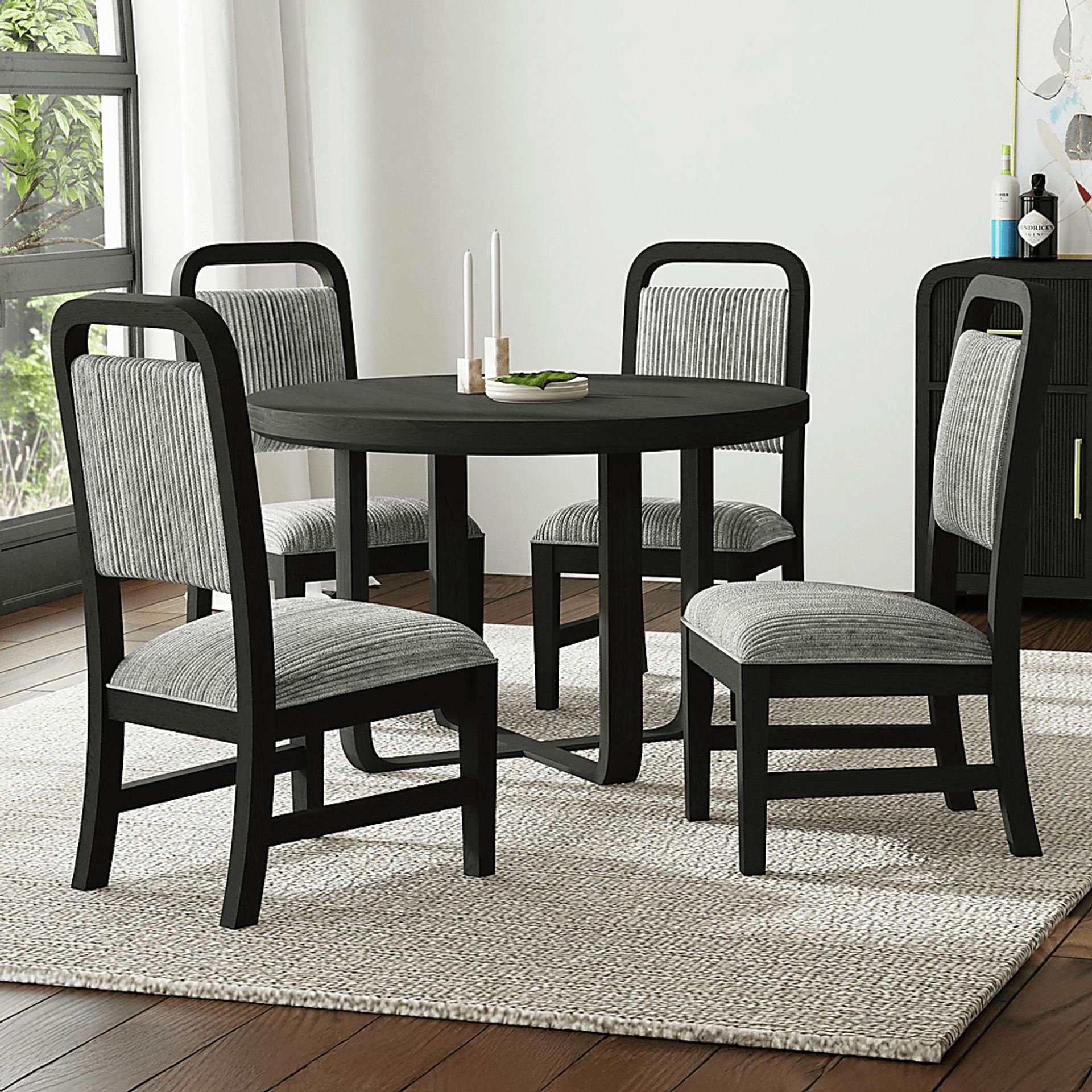 Eriba Gray Side Chair, Set of 2 - Image 3