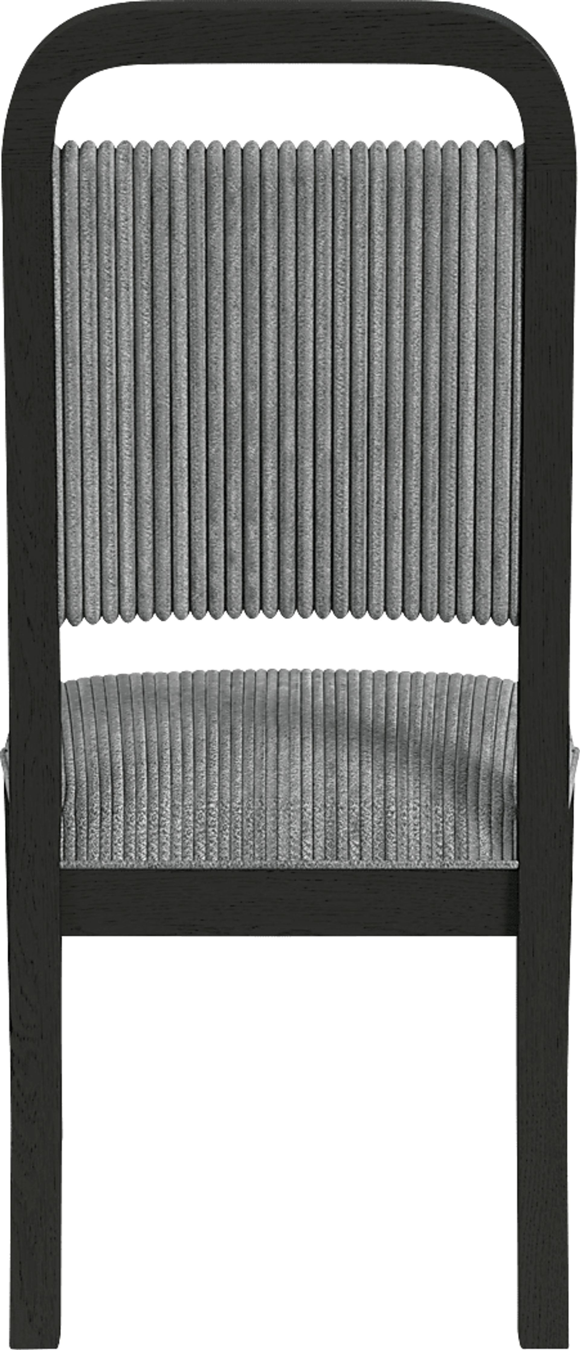Eriba Gray Side Chair, Set of 2 - Image 5