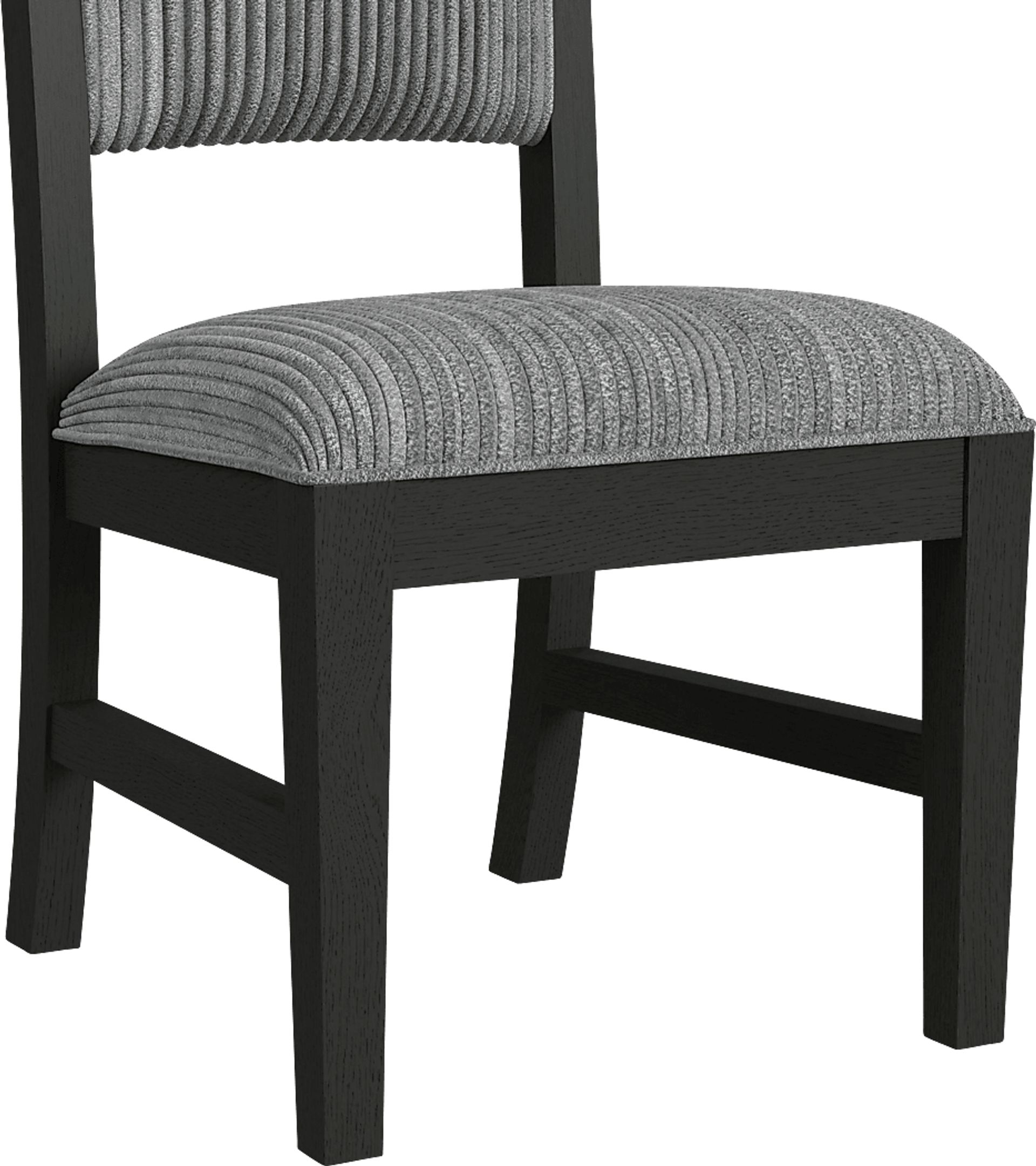 Eriba Gray Side Chair, Set of 2 - Image 7