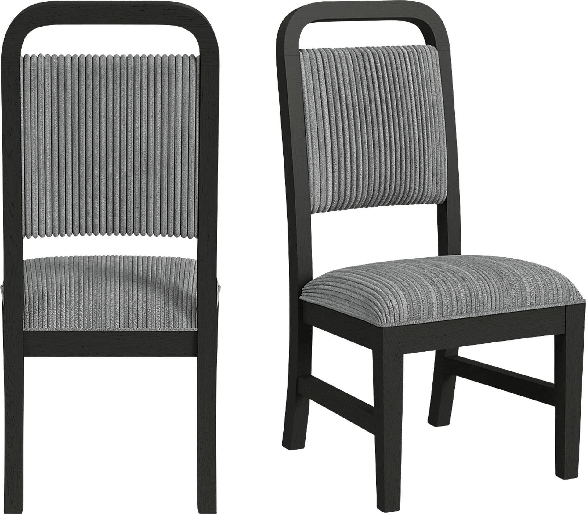 Eriba Gray Side Chair, Set of 2 - Image 10