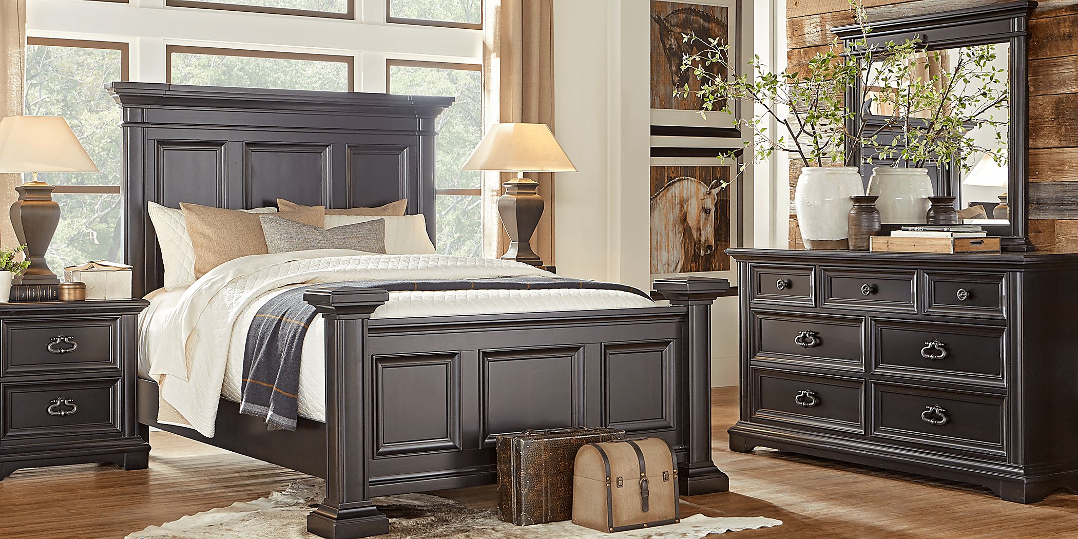 Eric Church Highway To Home Arrow Ridge 7 Pc Ebony Black Queen