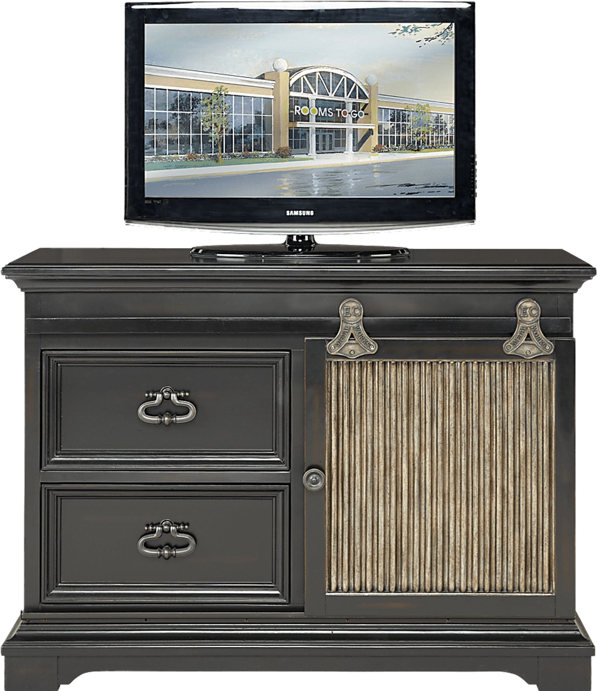 Eric Church Highway To Home Arrow Ridge Ebony Media Chest - Image 1
