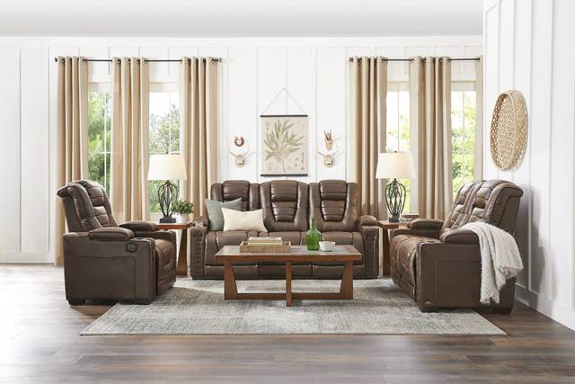 Eric Church Highway To Home Chief Brown 5 Pc Living Room with Dual Power Reclining Sofa - Thumbnail - Image 1