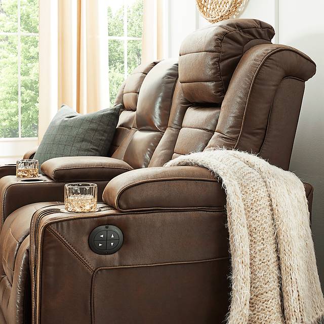 Eric Church Highway To Home Chief Brown 2 Pc Dual Power Reclining Living Room - Thumbnail - Image 9