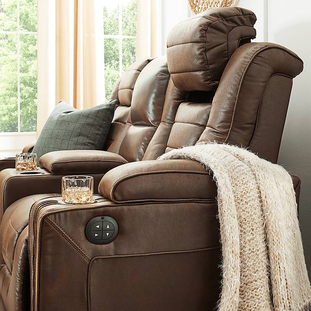Eric Church Highway To Home Chief Brown 2 Pc Dual Power Reclining Living Room - Thumbnail - Image 10