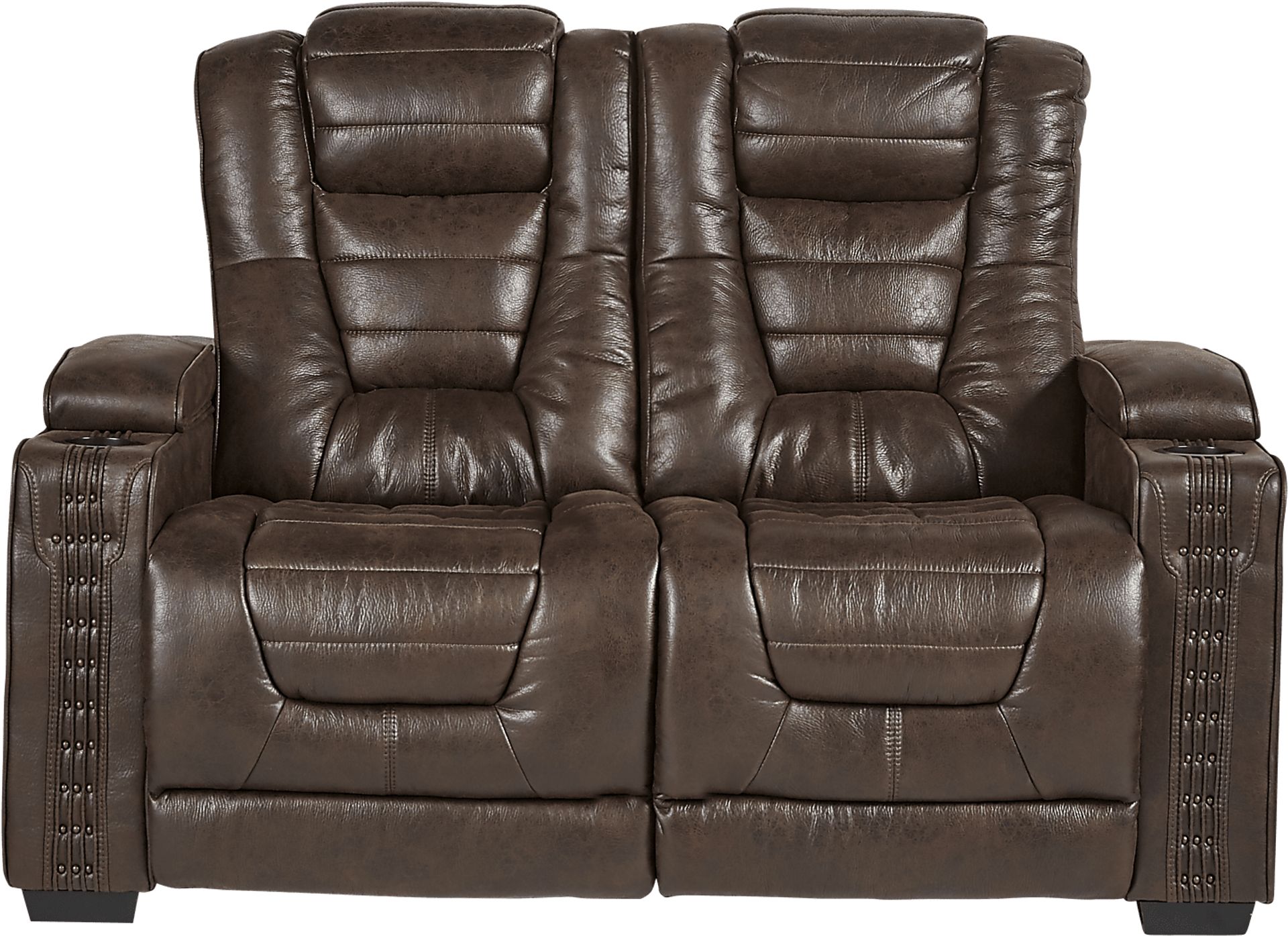 Eric Church Highway To Home Chief Brown 8 Pc Living Room with Dual Power Reclining Sofa - Image 6