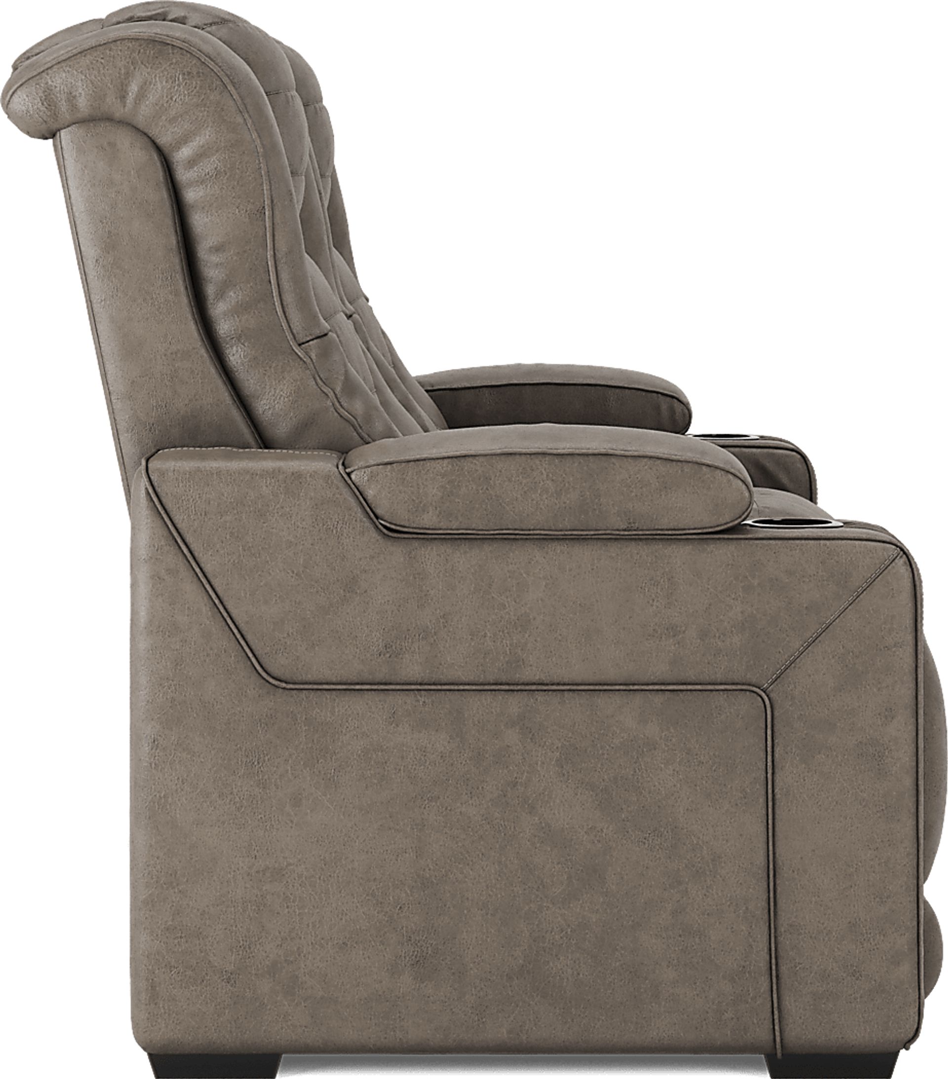 Chief Taupe Loveseat - Image 4
