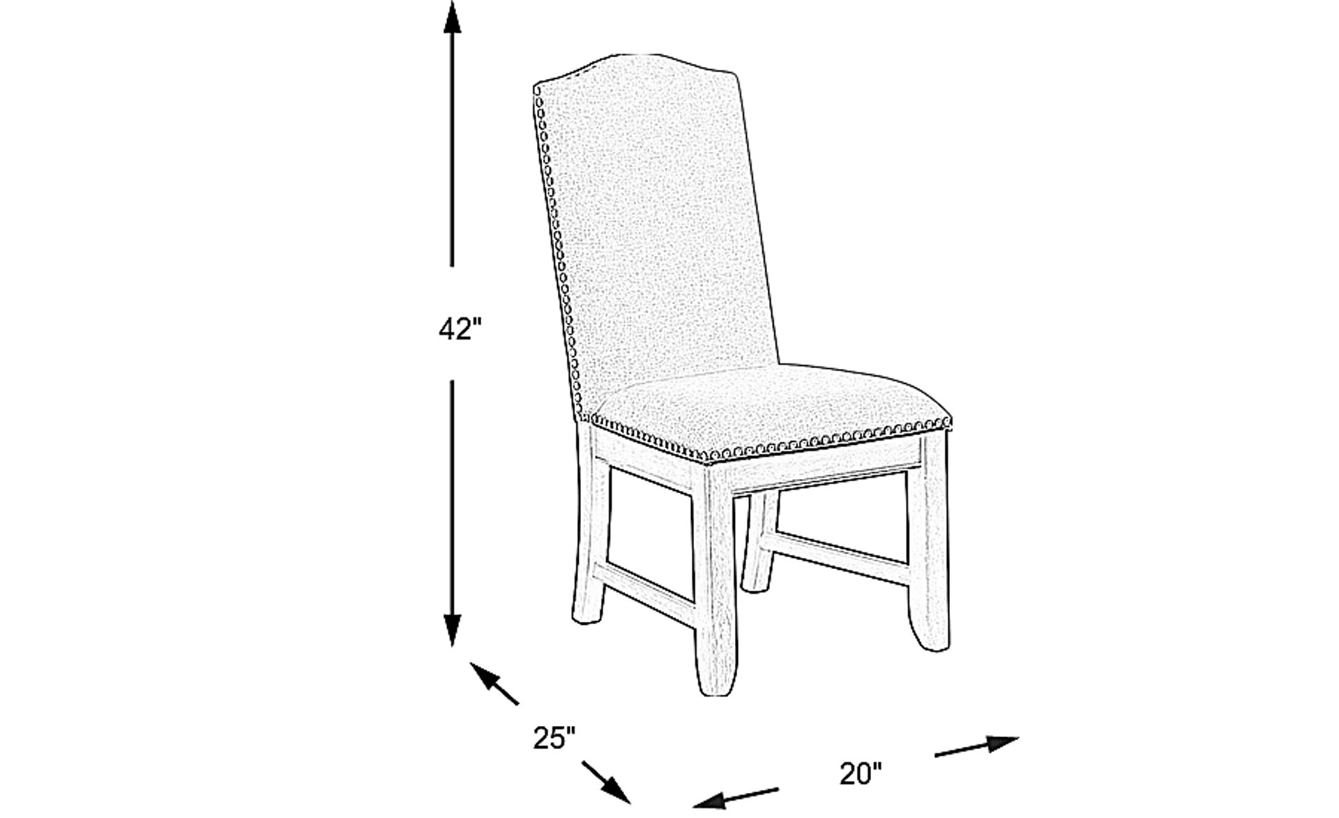 Dimension Image. Please refer to the Dimension Tab on this page for dimension details.