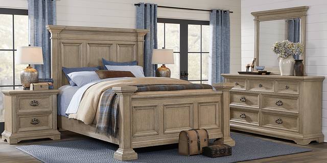 Eric Church Highway To Home Elk Creek Gray 8 Pc King Panel Bedroom - Thumbnail - Image 1