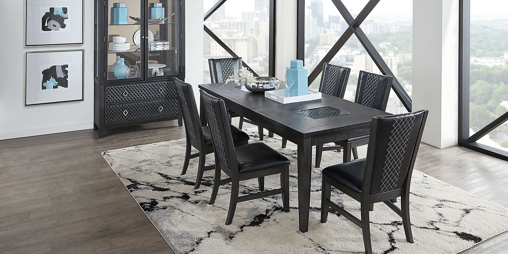 Eric Church Highway To Home Encore Brown 9 Pc Dining Room - Image 1