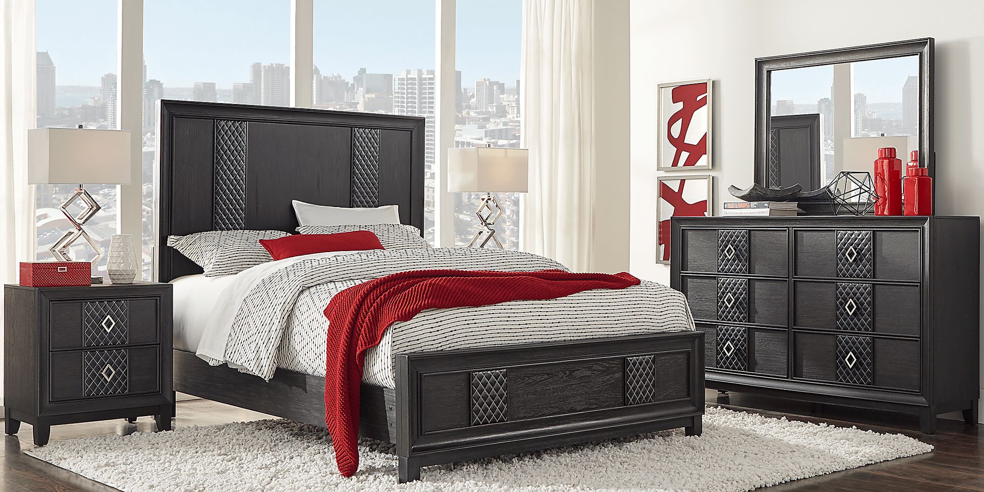 Eric Church Highway To Home Encore 8 Pc Dark Brown Wood Queen