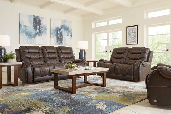 Headliner 2 Pc Leather Non-Power Reclining Living Room Set