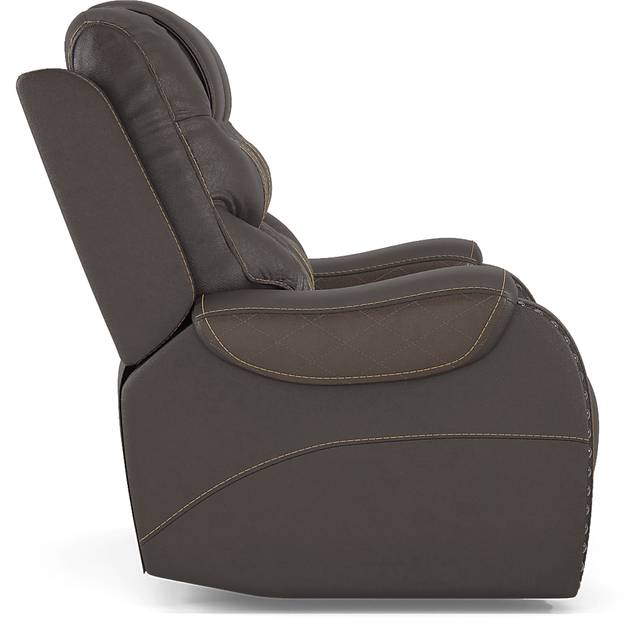 Eric Church Highway To Home Headliner Brown Leather 5 Pc Living Room with Reclining Sofa - Thumbnail - Image 9