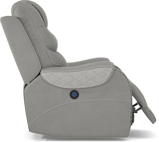 Headliner Gray Leather 3 Pc Dual Power Reclining Living Room - Thumbnail - Image 20