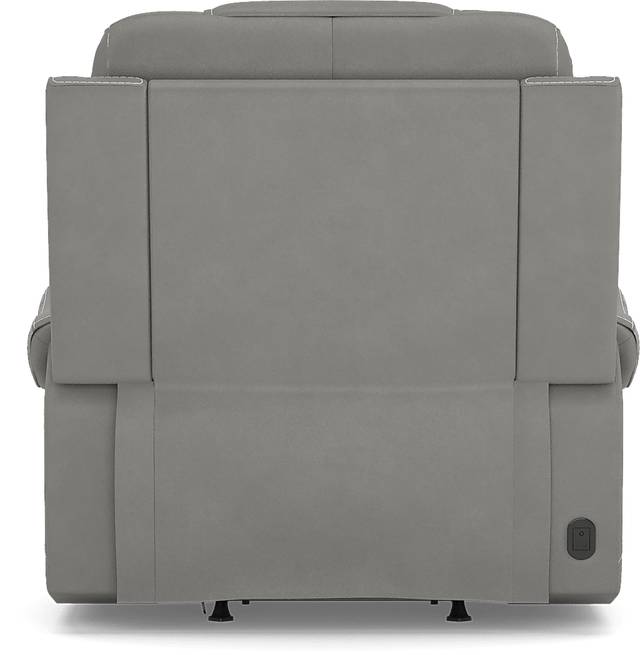 Headliner Gray Leather 3 Pc Dual Power Reclining Living Room - Thumbnail - Image 21