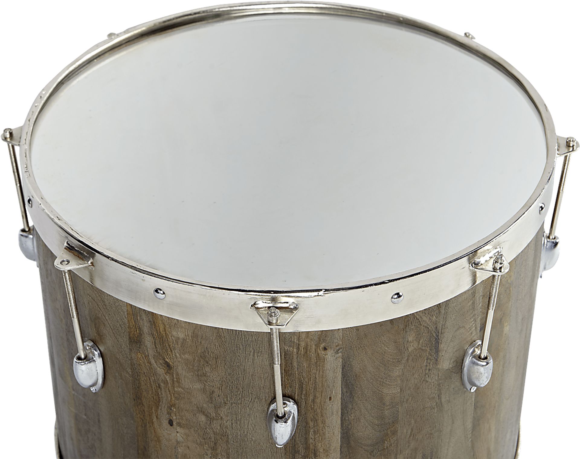Eric Church Highway To Home Heartland Falls Brown Drum Accent Table - Image 2