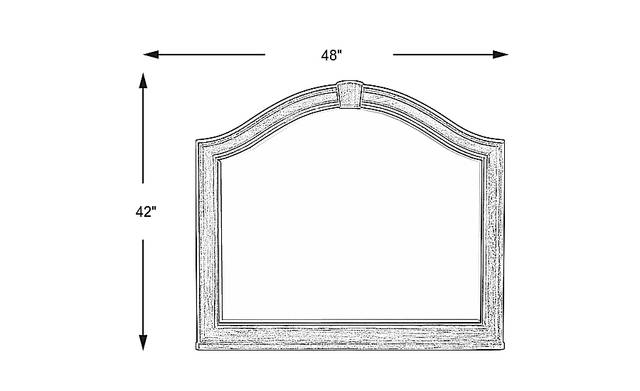 Dimension Image. Please refer to the Dimension Tab on this page for dimension details.