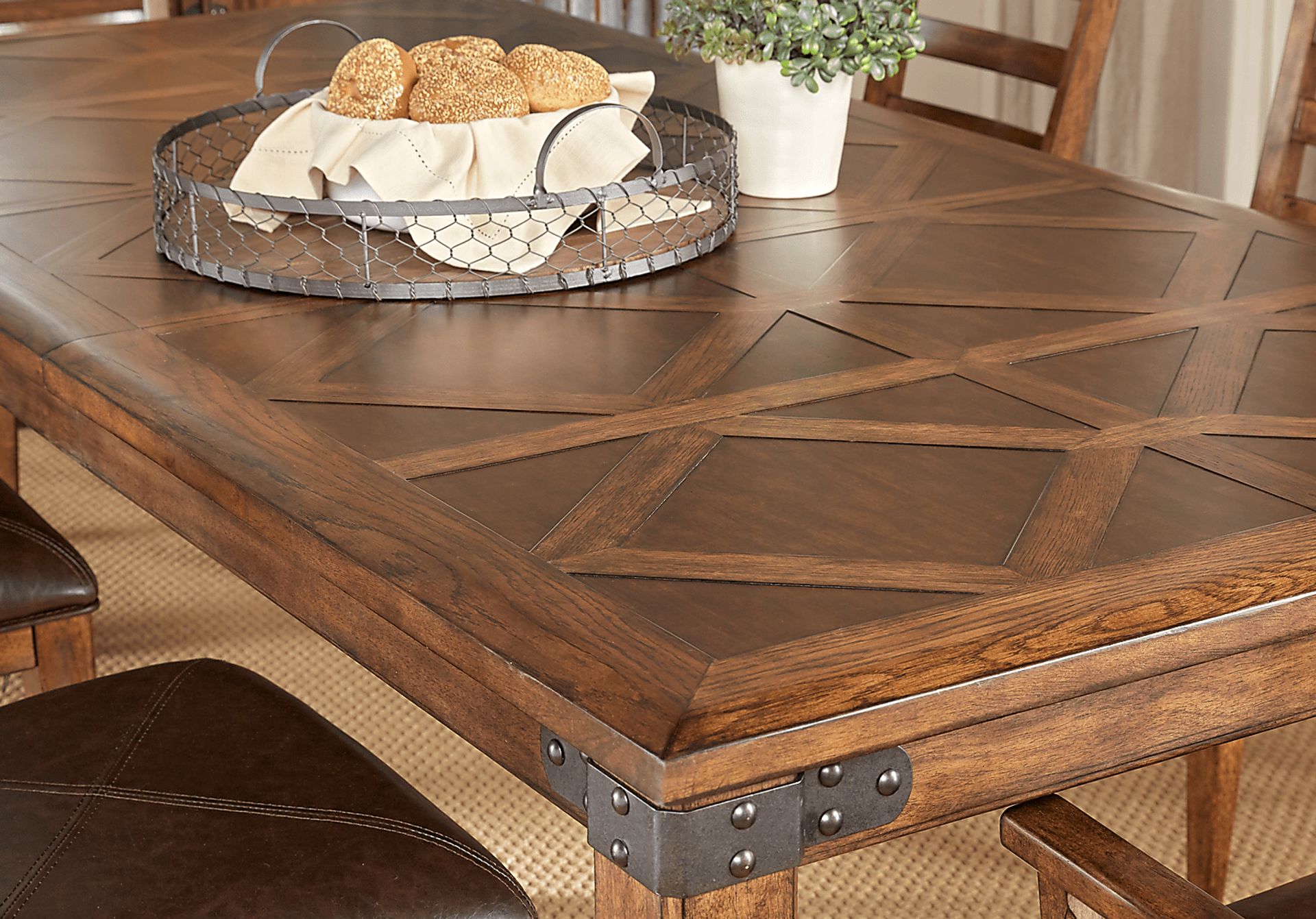 Eric Church Highway To Home Heartland Falls Brown 5 Pc Rectangle Dining Room - Image 4