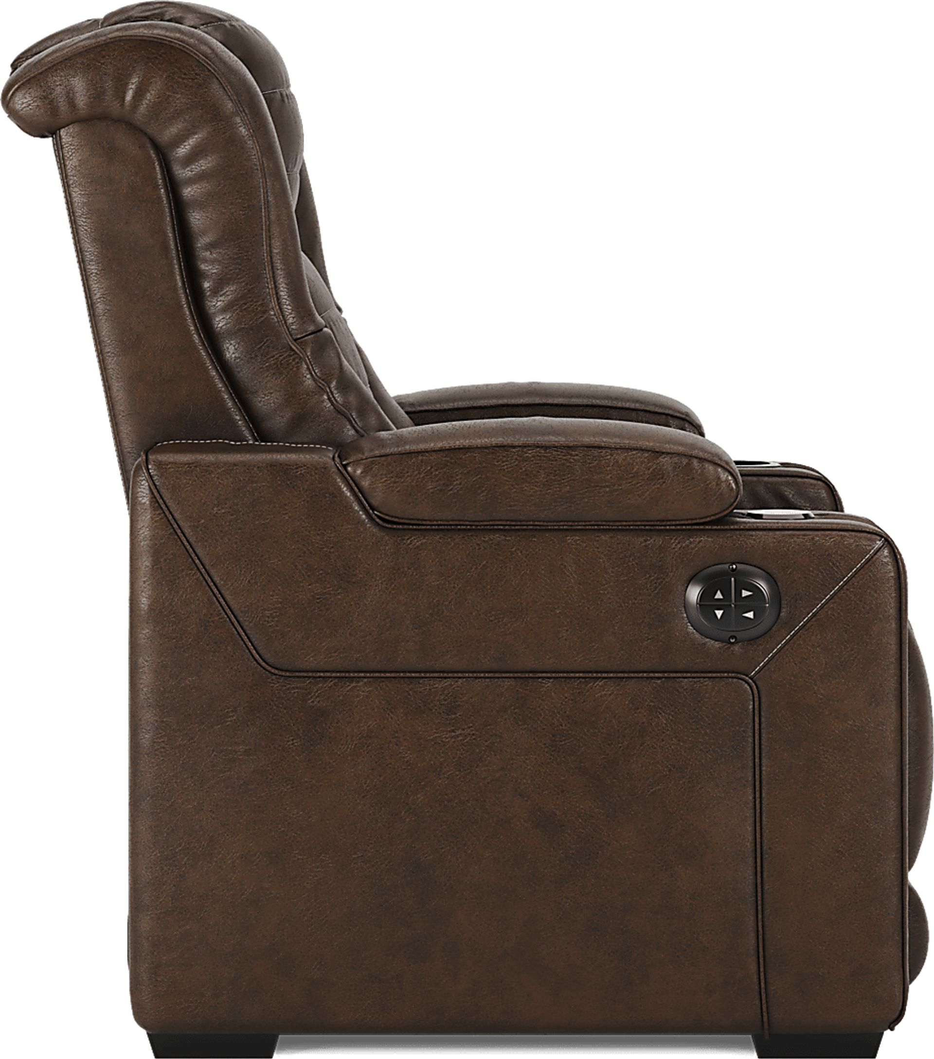 Eric Church Highway To Home Renegade Brown Leather 8 Pc Power Plus Reclining Living Room - Image 22