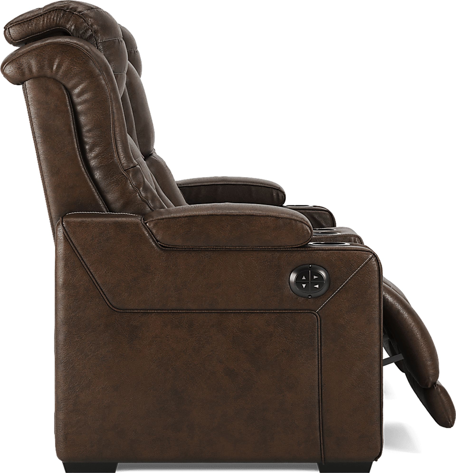 Eric Church Highway To Home Renegade Brown Leather 8 Pc Power Plus Reclining Living Room - Image 15
