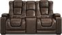 Eric Church Highway To Home Renegade Brown Leather 5 Pc Dual Power Reclining Living Room