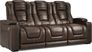 Eric Church Highway To Home Renegade Brown Leather 5 Pc Dual Power Reclining Living Room