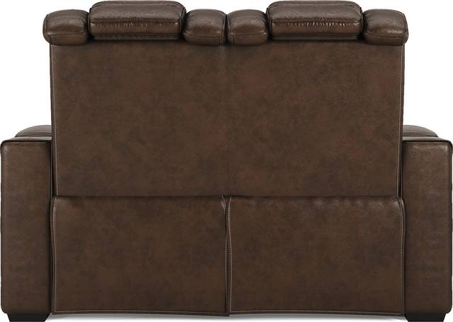 Eric Church Highway To Home Renegade Brown Leather 7 Pc Living Room with Dual Power Reclining Sofa - Thumbnail - Image 5