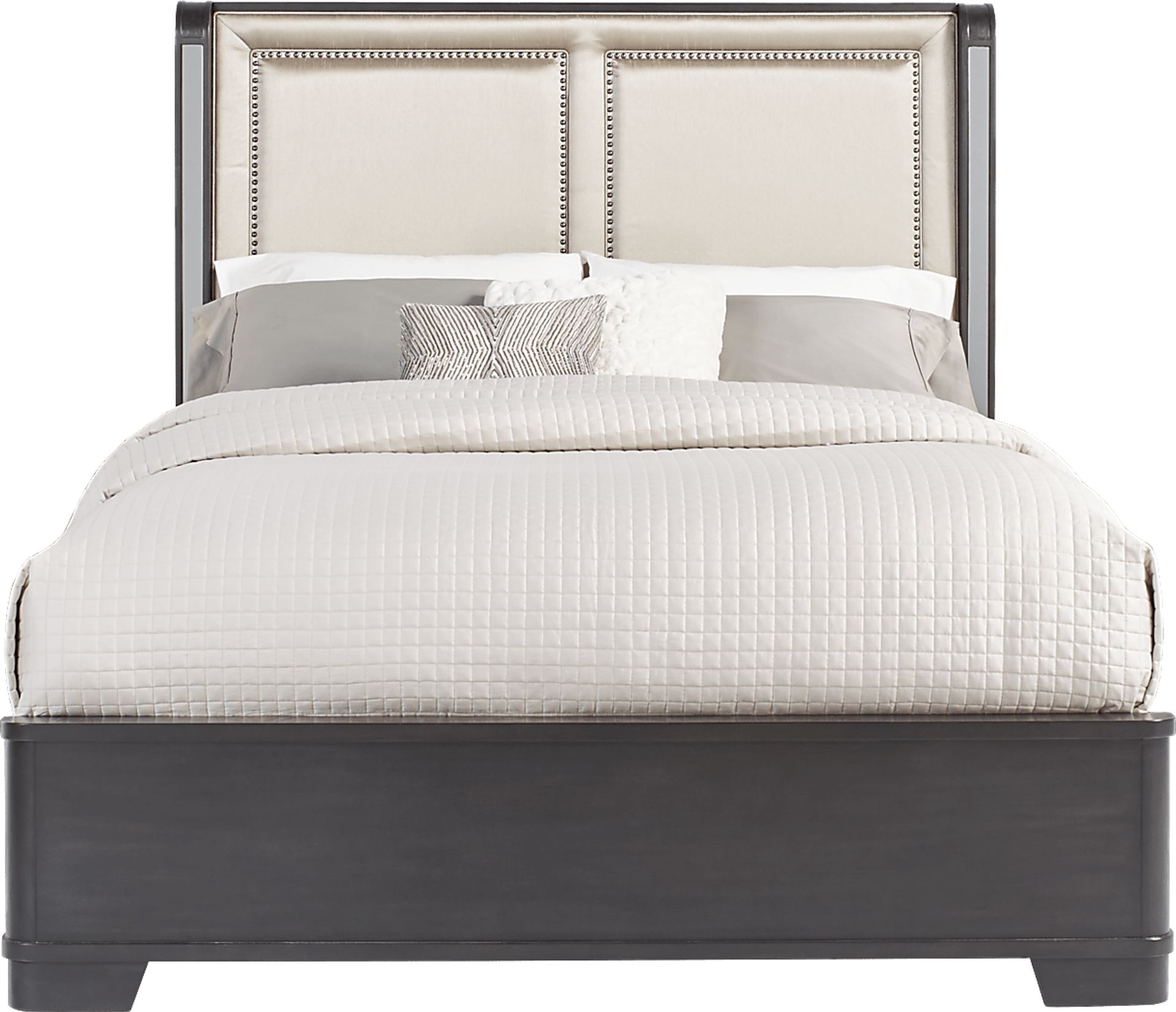 Eric Church Highway To Home Silverton Sound Graphite 3 Pc Queen Upholstered Bed - Image 1