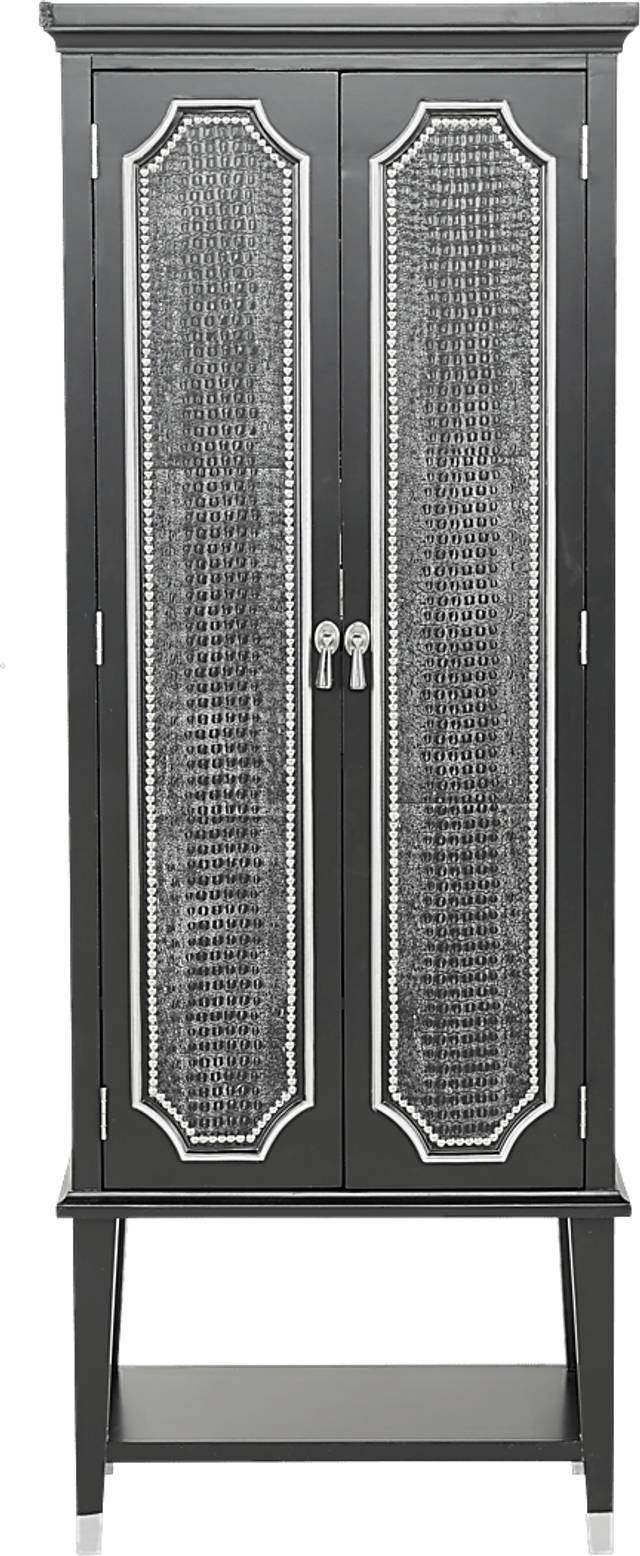 Eric Church Highway To Home Silverton Sound Graphite Tall Bar Cabinet - Thumbnail - Image 1