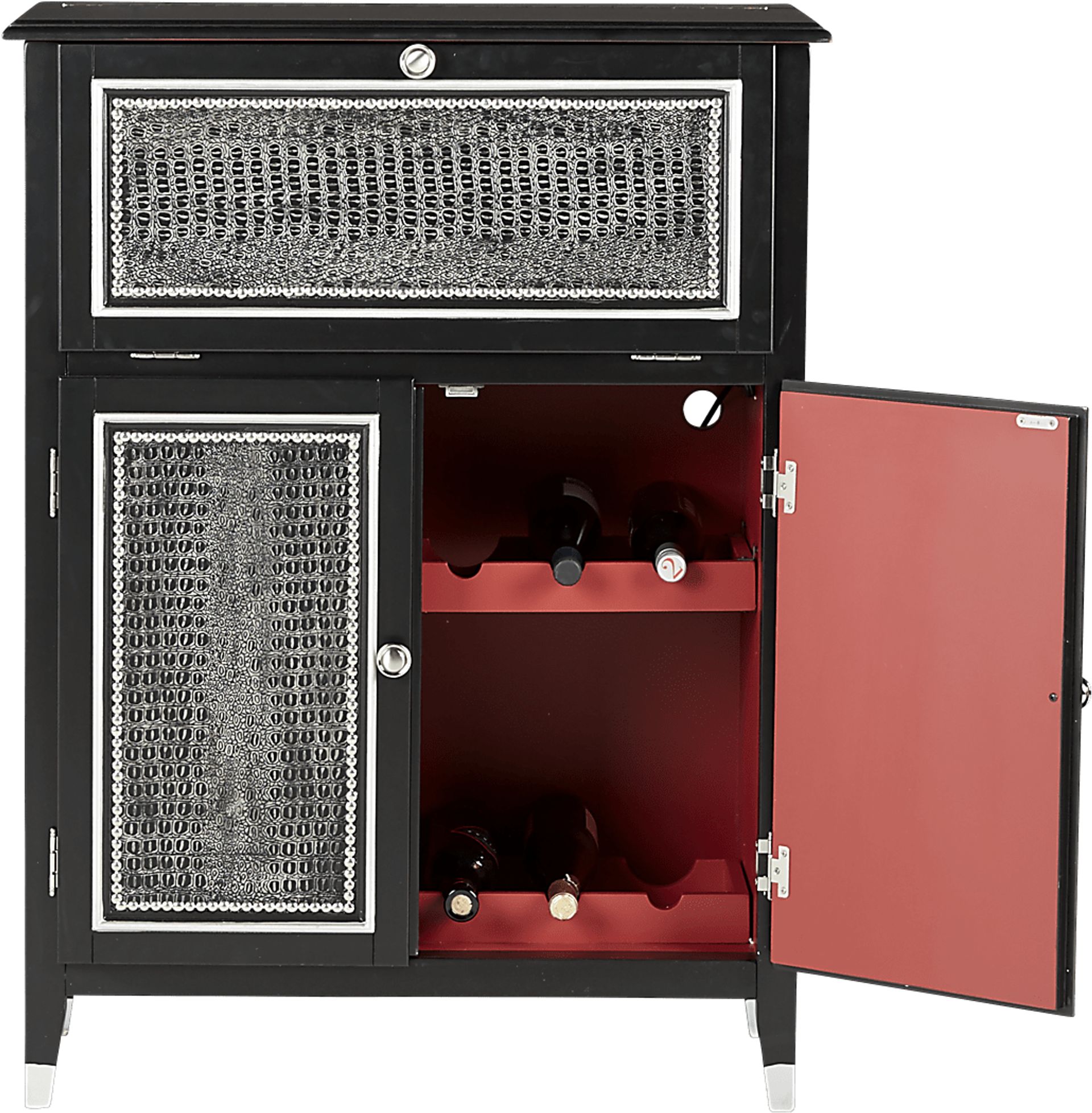 Eric Church Highway To Home Silverton Sound Graphite Wine Cabinet - Image 2