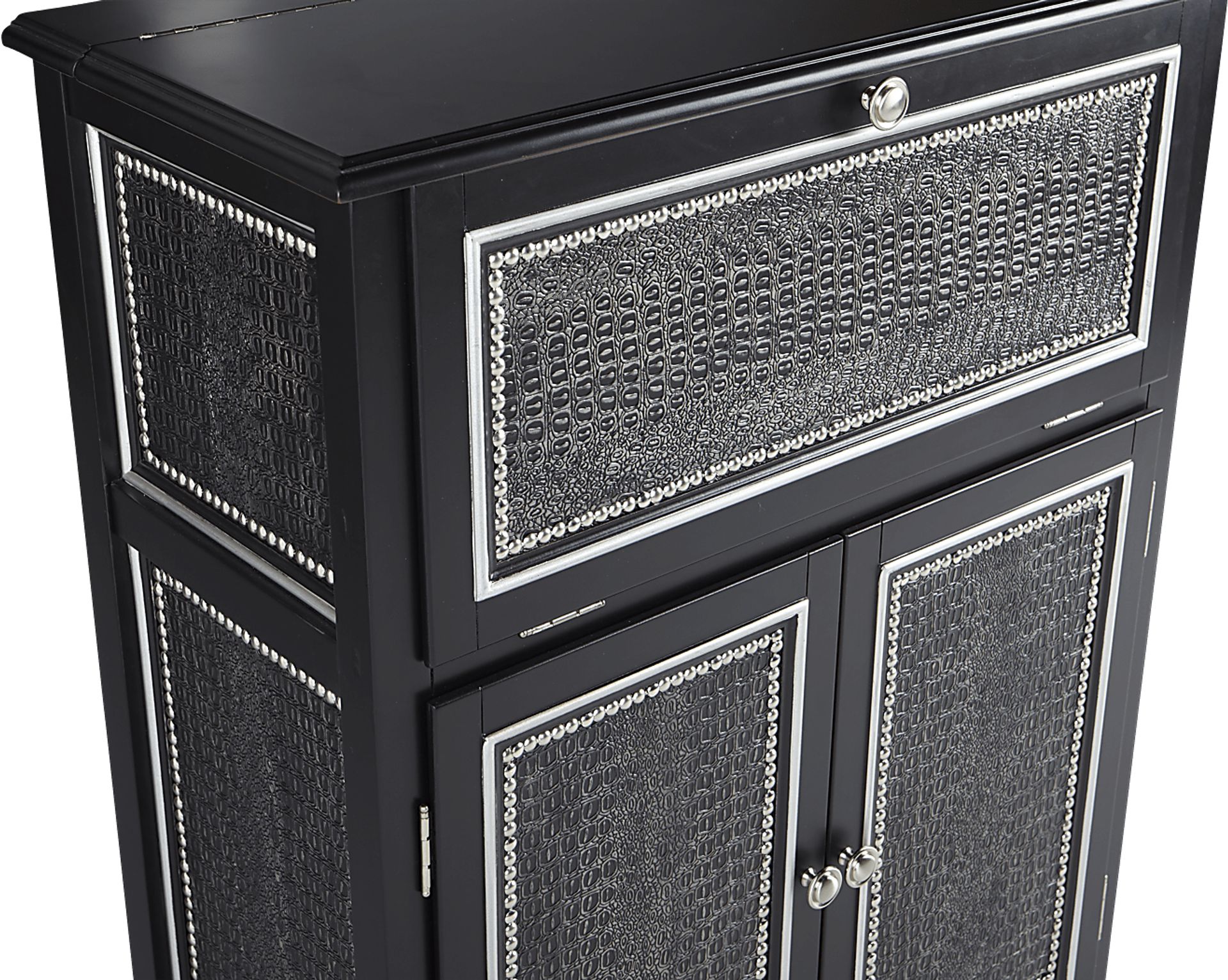 Eric Church Highway To Home Silverton Sound Graphite Wine Cabinet - Image 4