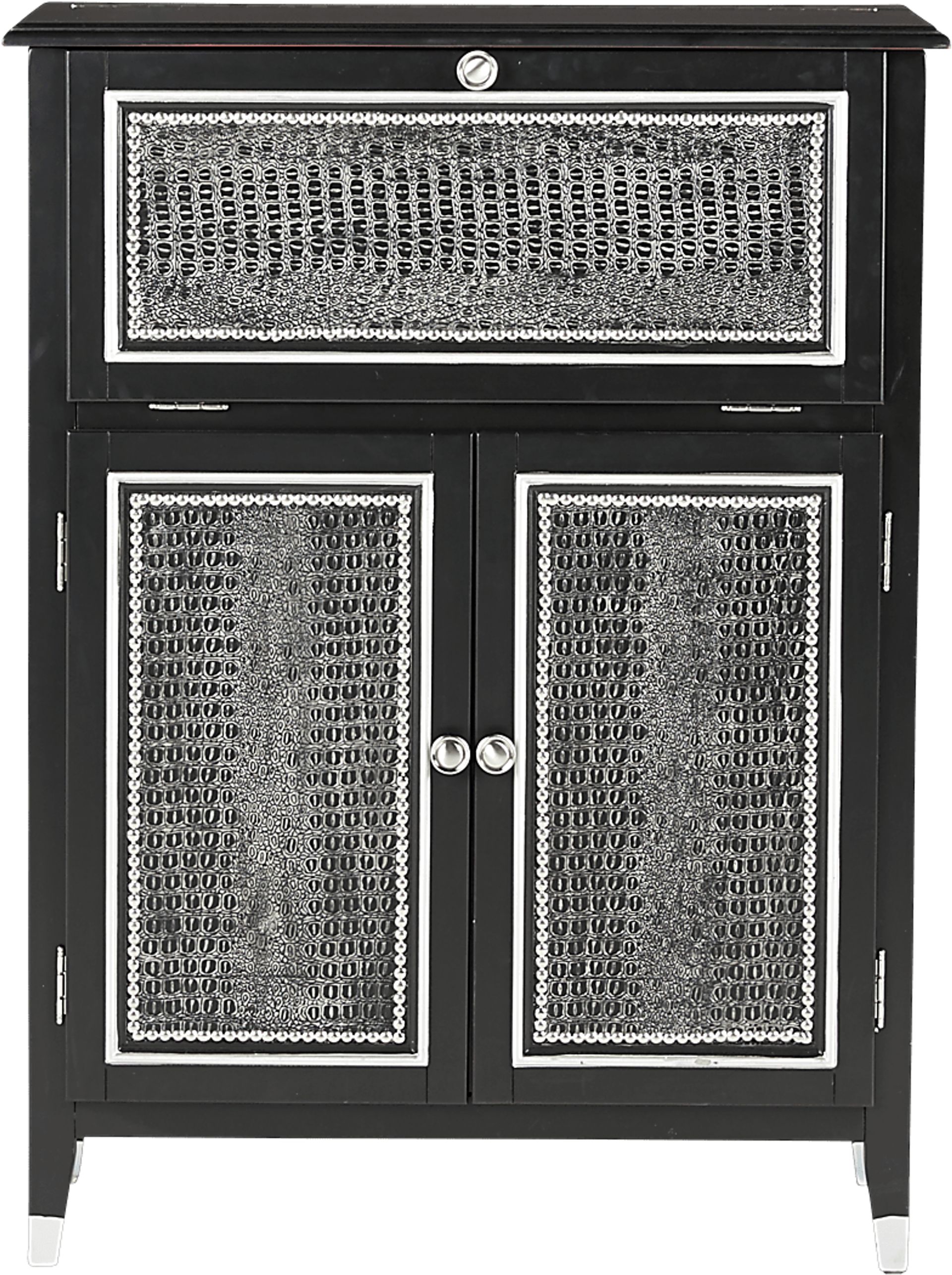 Eric Church Highway To Home Silverton Sound Graphite Wine Cabinet - Image 1