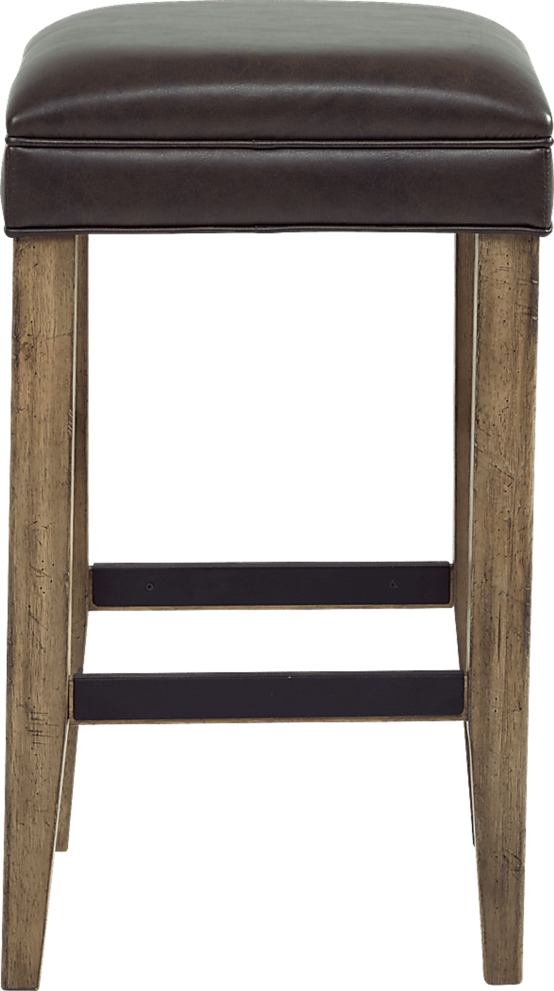 Eric Church Highway To Home Tap Room Blonde Upholstered Barstool - Image 1