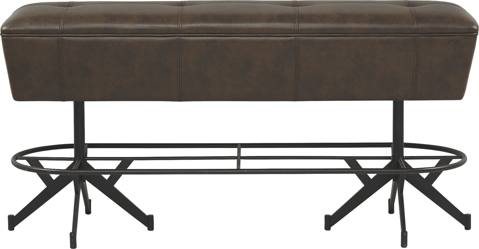 Eric Church Highway To Home Tap Room Brown Bar Height Bench - Image 2