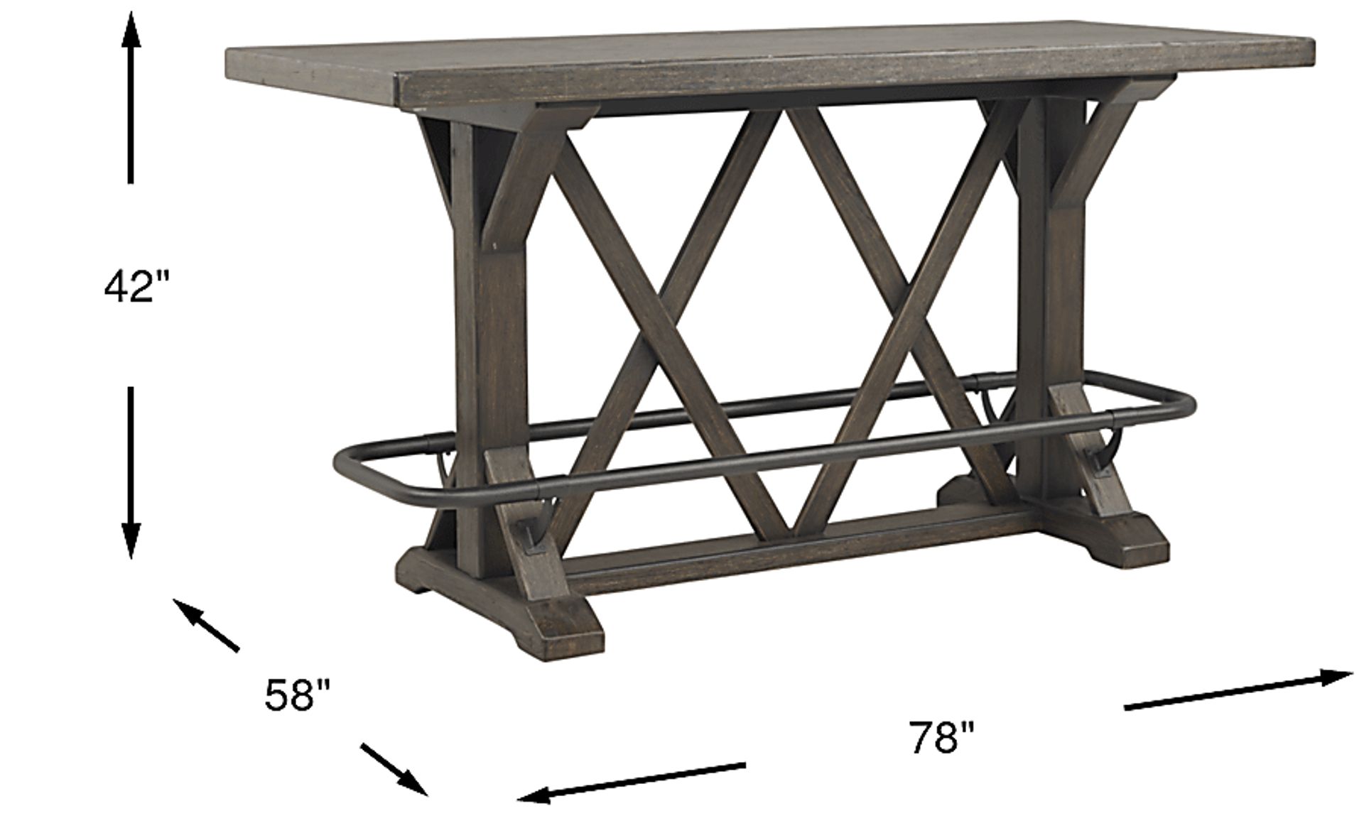 Dimension Image. Please refer to the Dimension Tab on this page for dimension details.