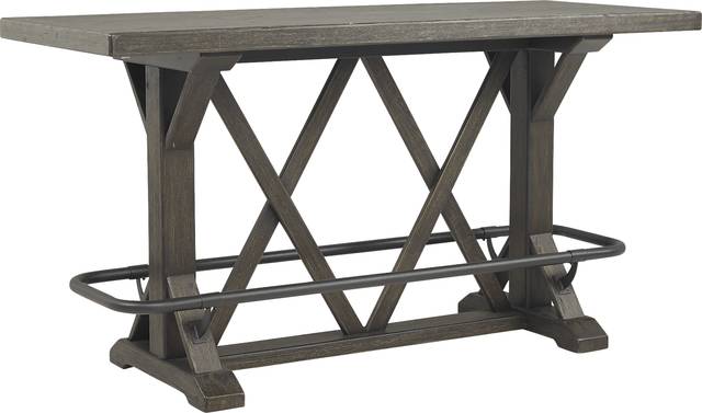 Eric Church Highway To Home Tap Room Brown Bar Height Dining Table - Thumbnail - Image 1