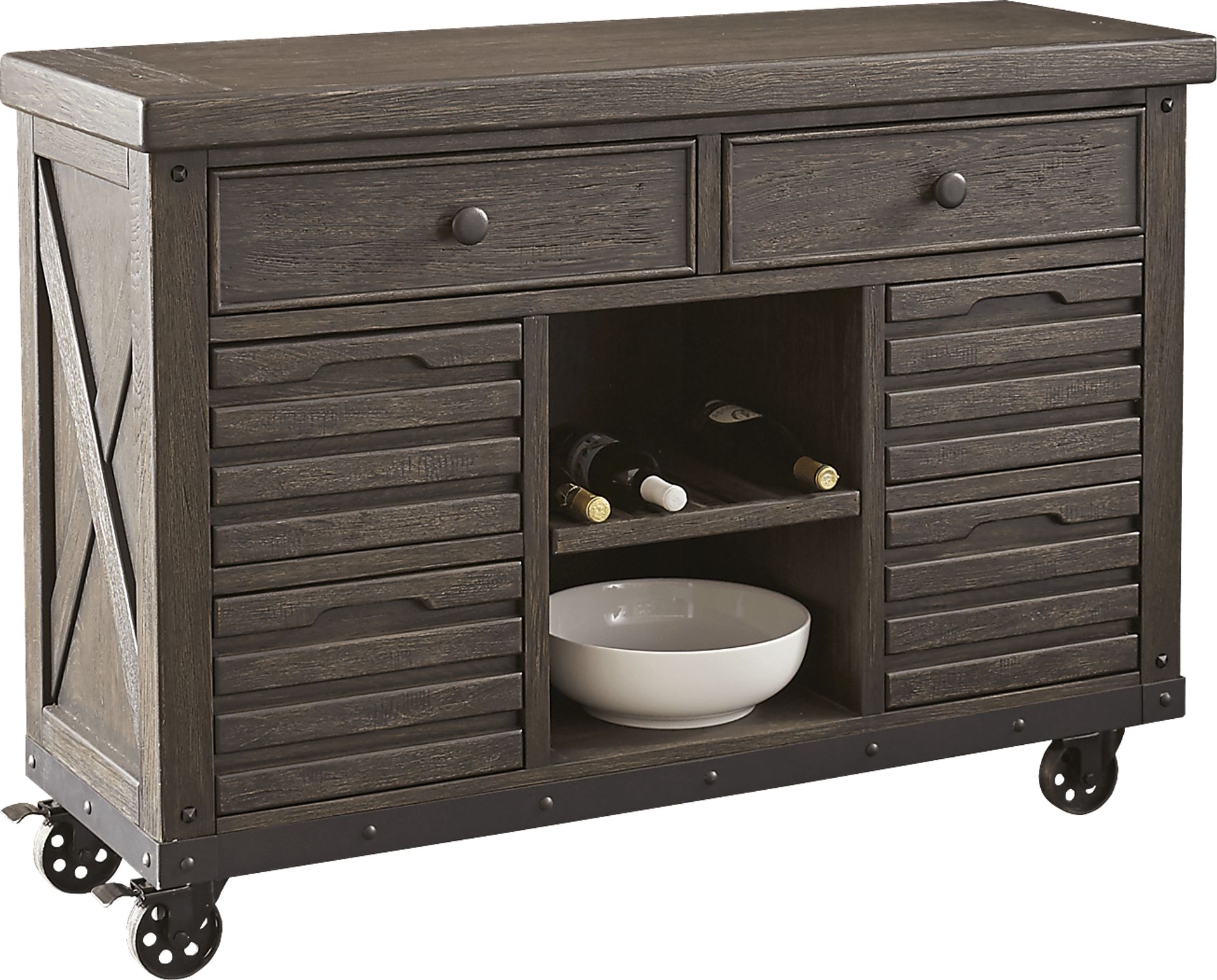 Eric Church Highway To Home Tap Room Brown Server - Image 1