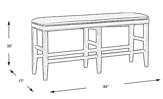Dimension Image. Please refer to the Dimension Tab on this page for dimension details.
