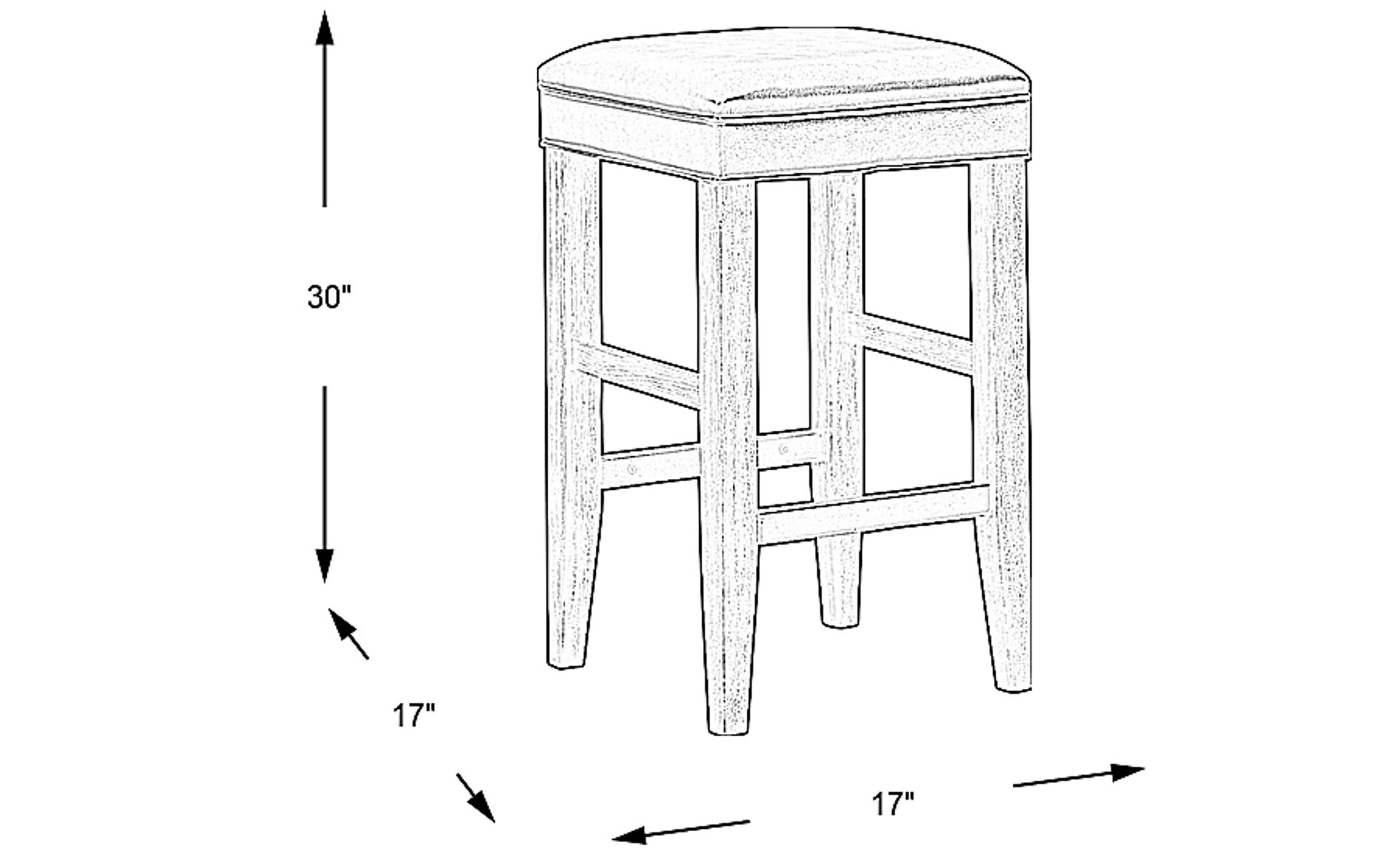 Dimension Image. Please refer to the Dimension Tab on this page for dimension details.