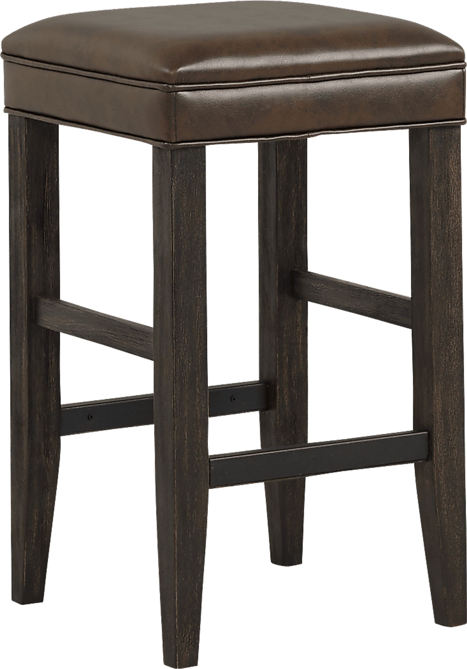 Eric Church Highway To Home Tap Room Brown Upholstered Barstool - Image 1