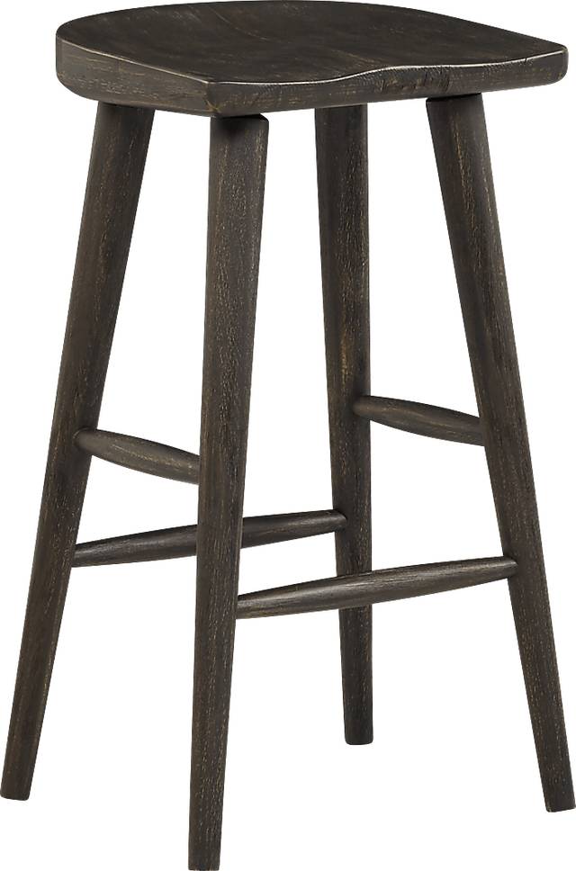 Eric Church Highway To Home Tap Room Brown Wood Barstool - Thumbnail - Image 1