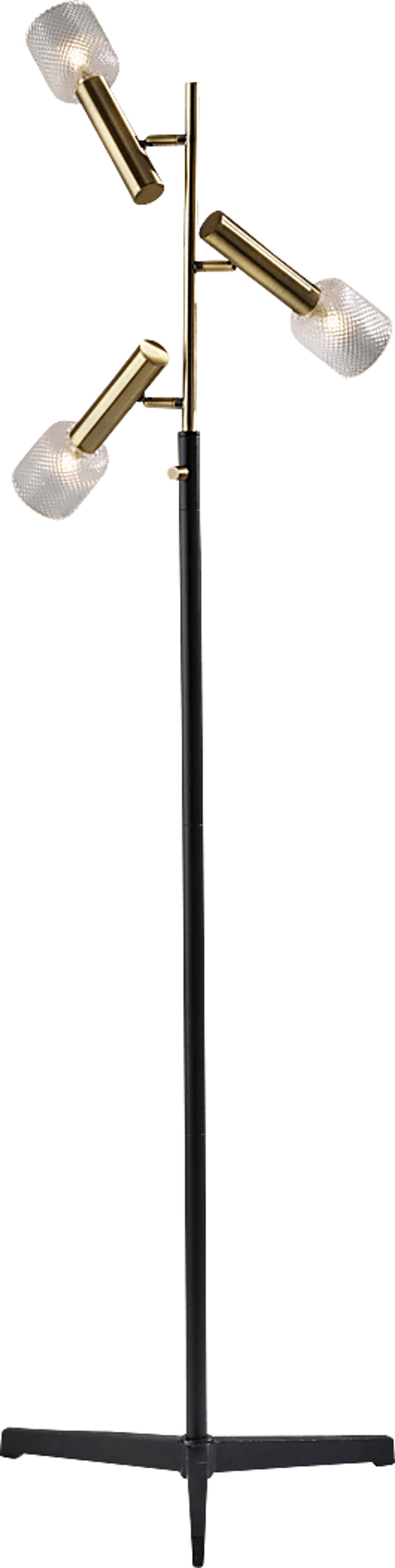 Erickson Circle Brass Floor Lamp - Image 1
