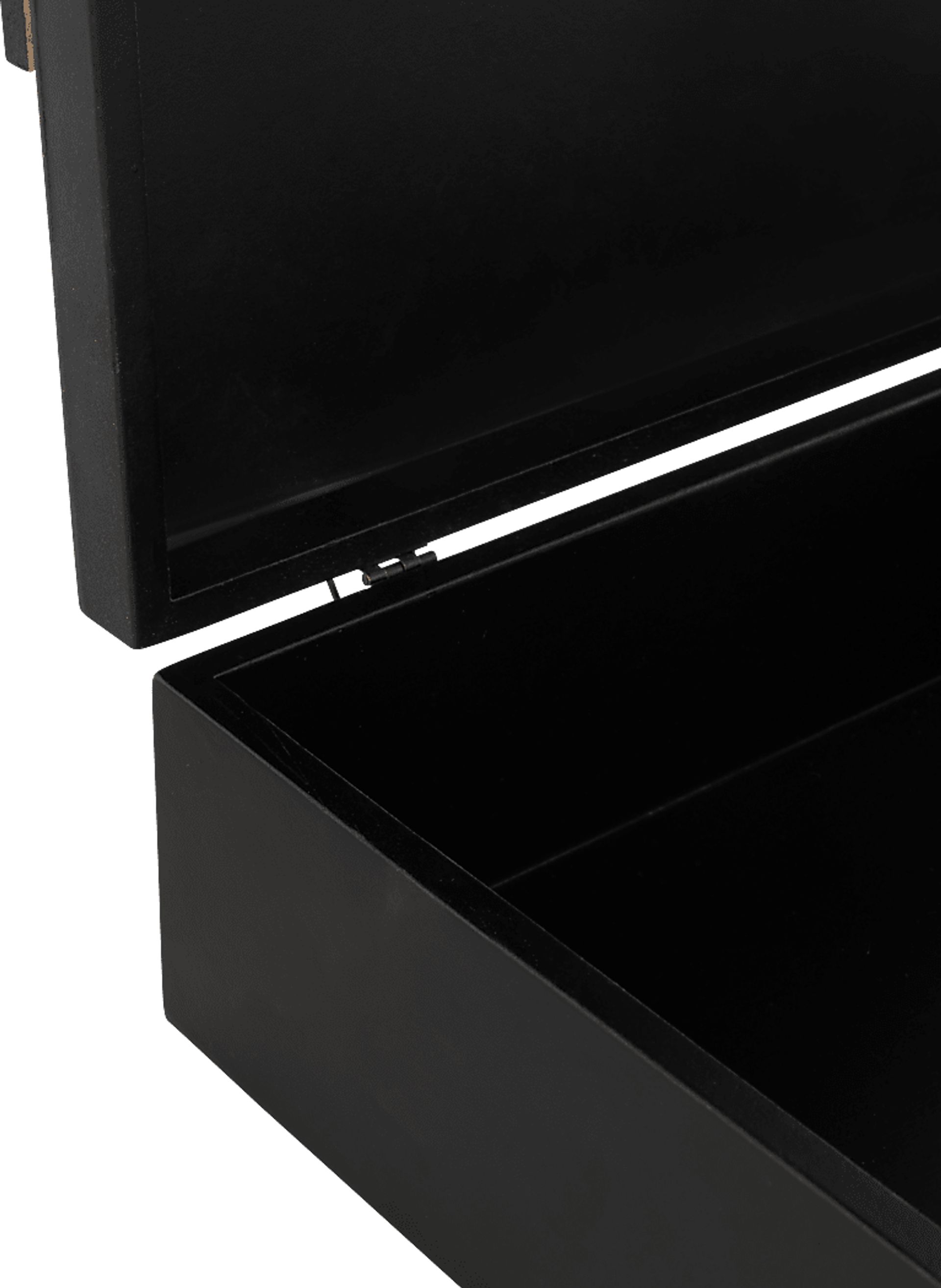 Eridal Black Decorative Box, Set of 3 - Image 4