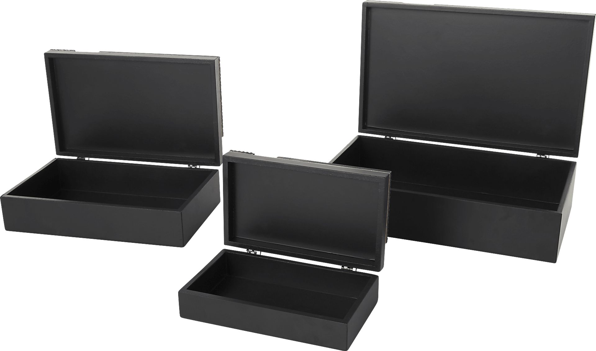 Eridal Black Decorative Box, Set of 3 - Image 6