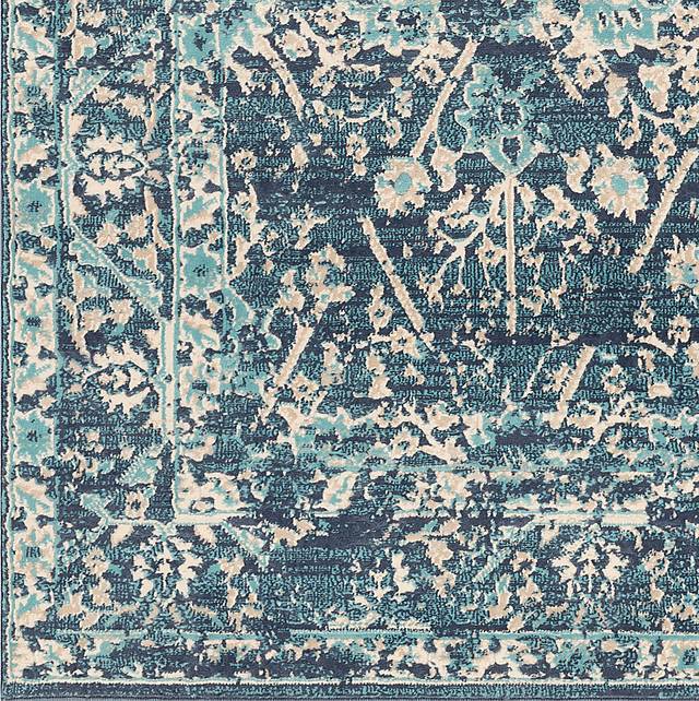 Eriny Aqua 5'3 x 7'3 Rug - Thumbnail - Image 5